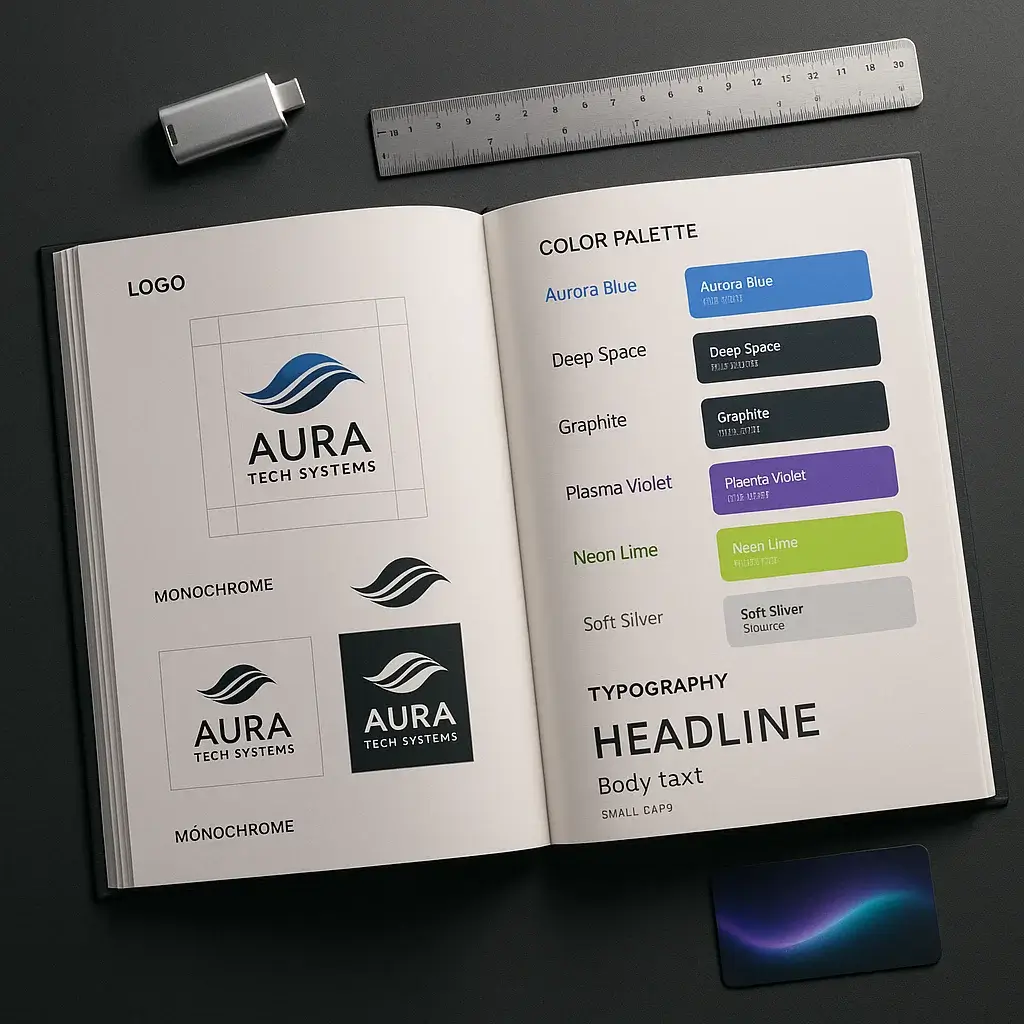 Aura Tech brand book