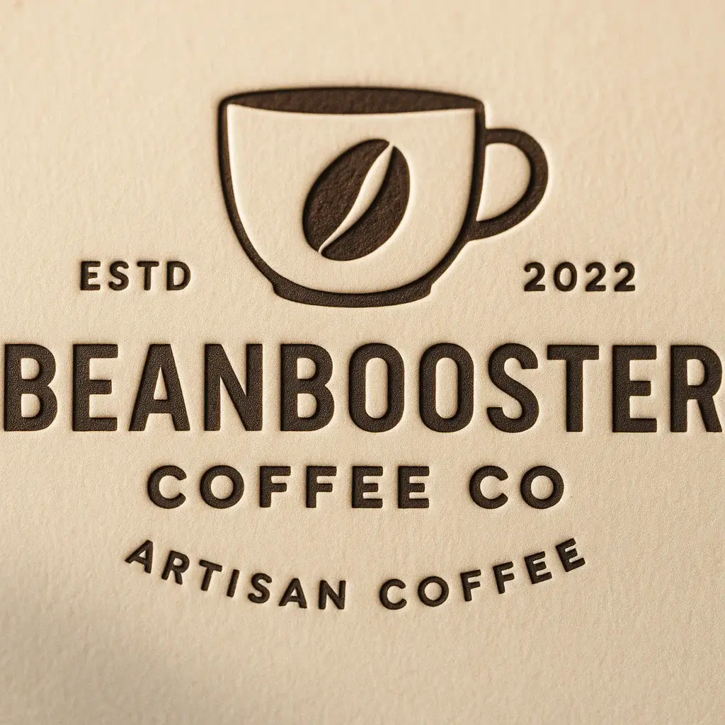 BeanBooster Coffee Shop Logo Redesign