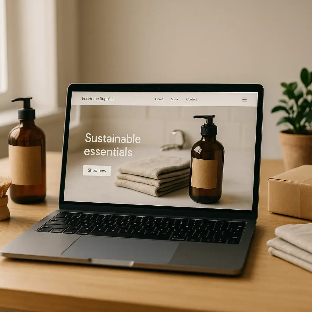 EcoHome Supplies website copywriting