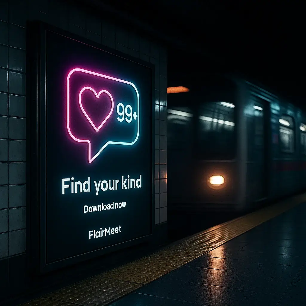 FlairMeet underground campaign visual