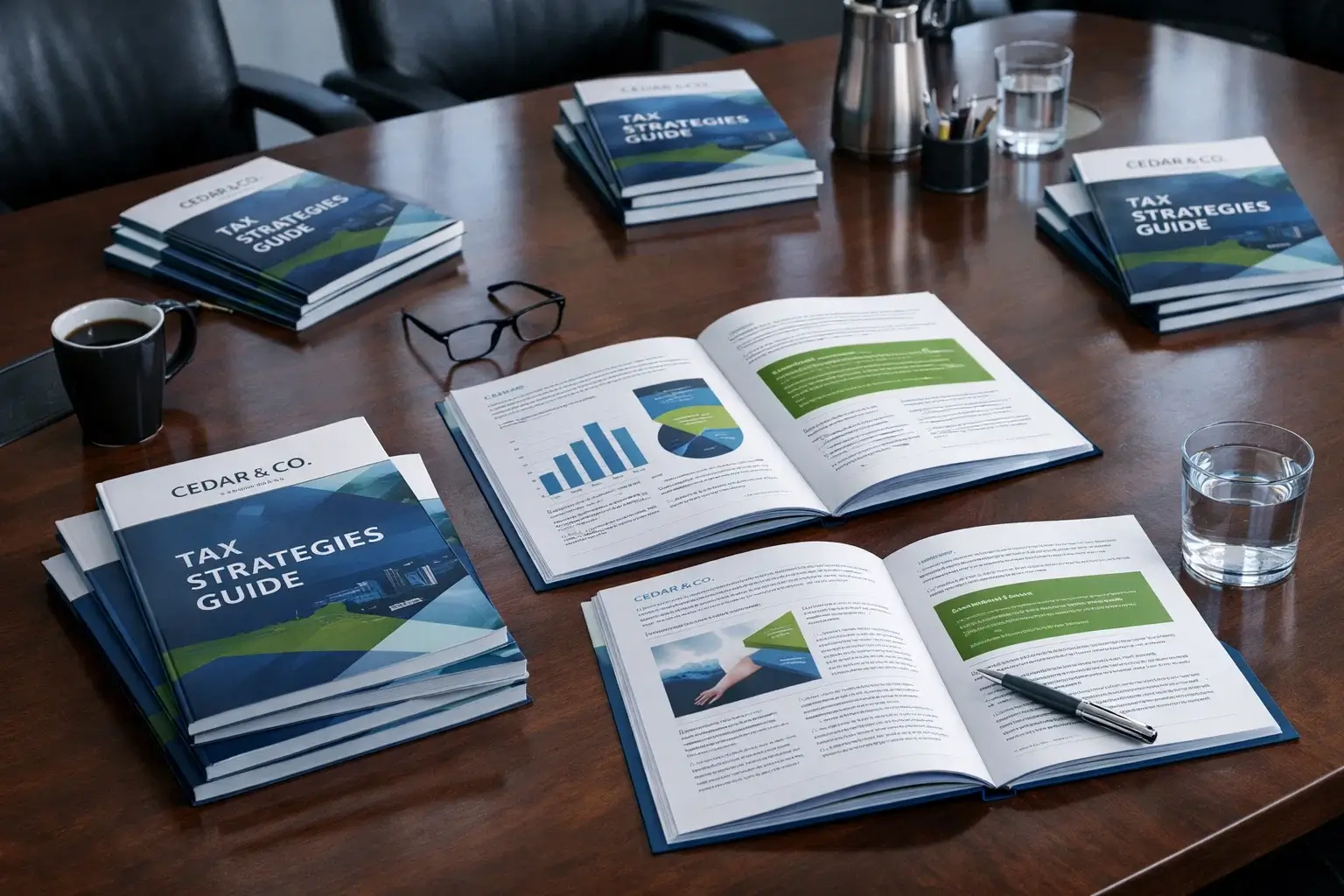 Cedar and Co PDF editorial layout