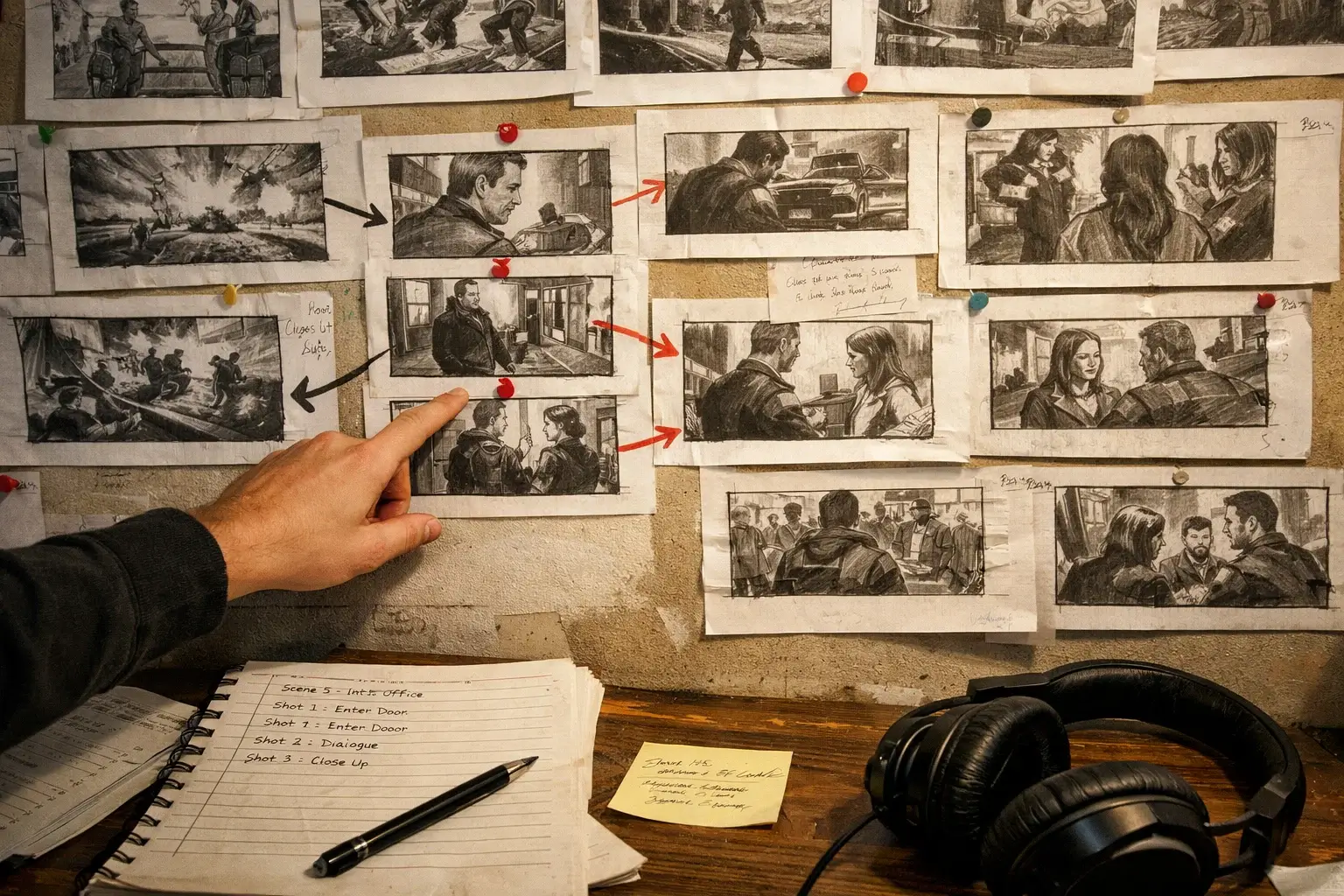 FramePilot motion storyboard